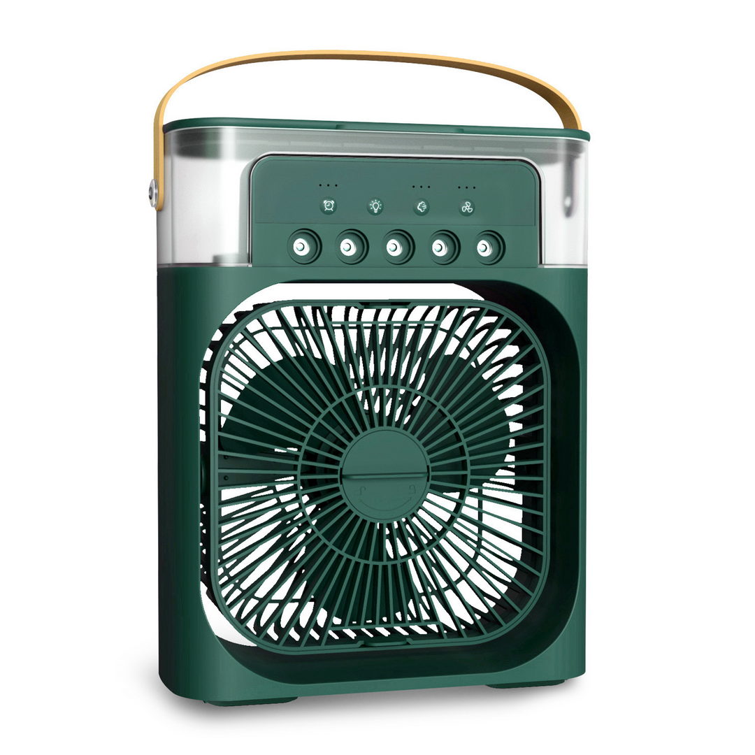Spray Small Fan Five Hole Humidification Small Refrigeration Air Conditioner Mini Fan Water Cooled Silent Air Cooler | Stornfield