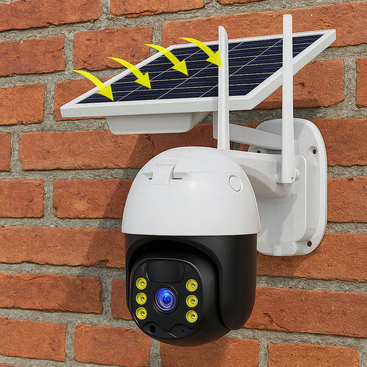 Wireless surveillance camera – solar-powered – 2K Full HD | Stornfield