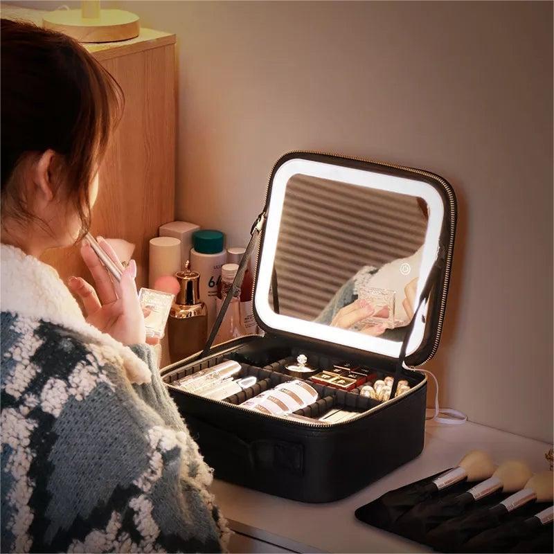 Stornfield | GlamBolt️ | Glow on the go with LED Makeup Bag
