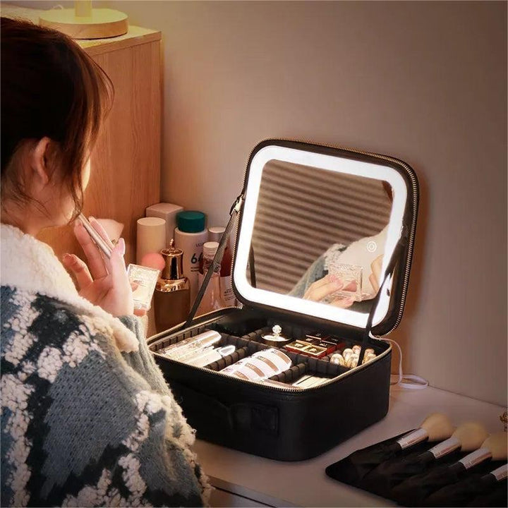 Stornfield | GlamBolt️ | Glow on the go with LED Makeup Bag
