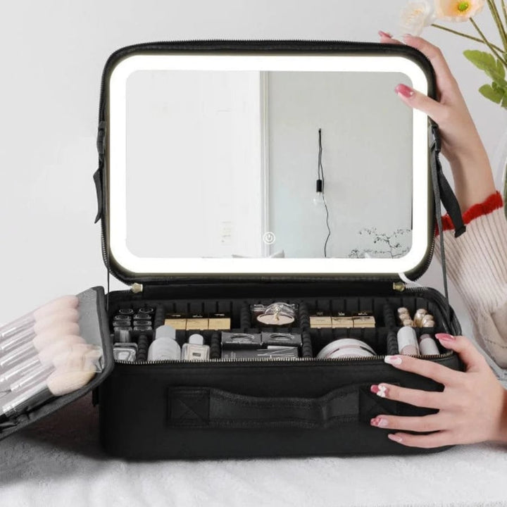 Stornfield | GlamBolt️ | Glow on the go with LED Makeup Bag