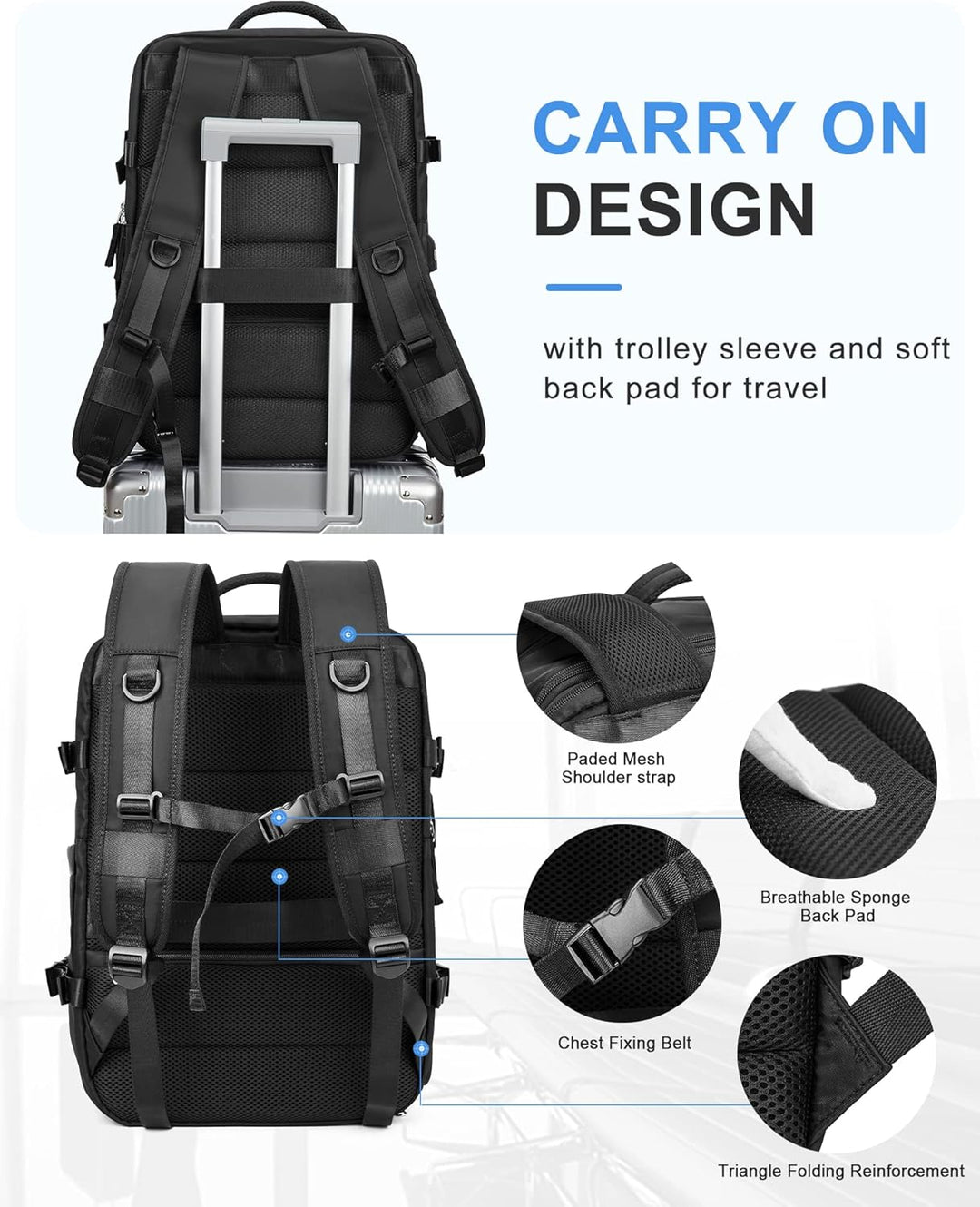 Multi-Compartment Laptop Carry Bag with Adjustable Shoulder Strap | Stornfield