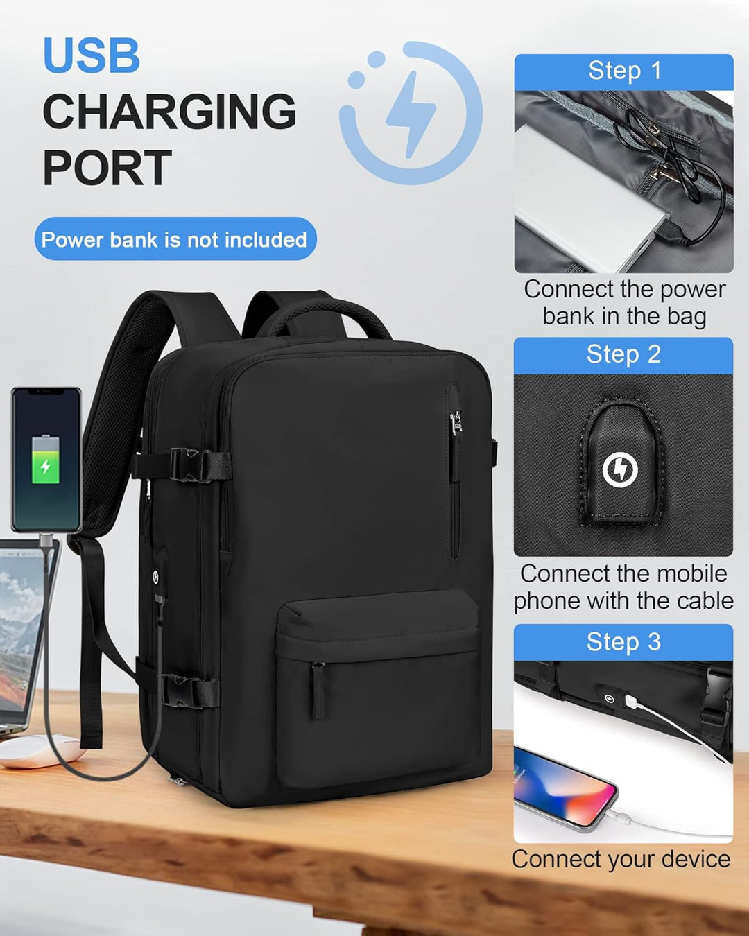 Multi-Compartment Laptop Carry Bag with Adjustable Shoulder Strap | Stornfield