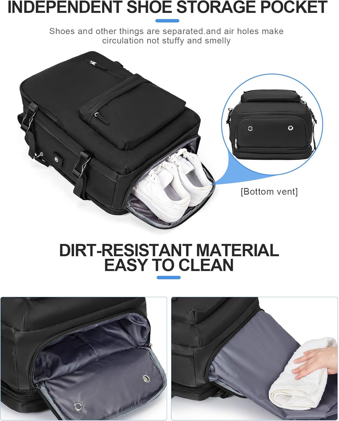 Multi-Compartment Laptop Carry Bag with Adjustable Shoulder Strap | Stornfield
