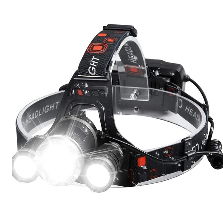 Professional LED Headlamp (5000 Lumens) - Multifunctional and Rechargeable | Stornfield