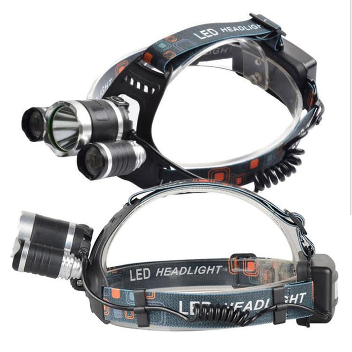 Professional LED Headlamp (5000 Lumens) - Multifunctional and Rechargeable | Stornfield