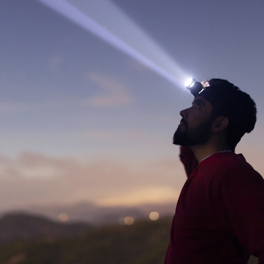 Professional LED Headlamp (5000 Lumens) - Multifunctional and Rechargeable | Stornfield