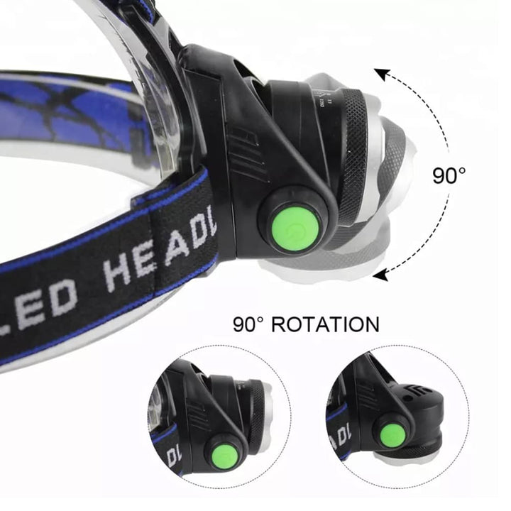 Headlamp 1800 Lumen with adjustable focus and zoom | Stornfield