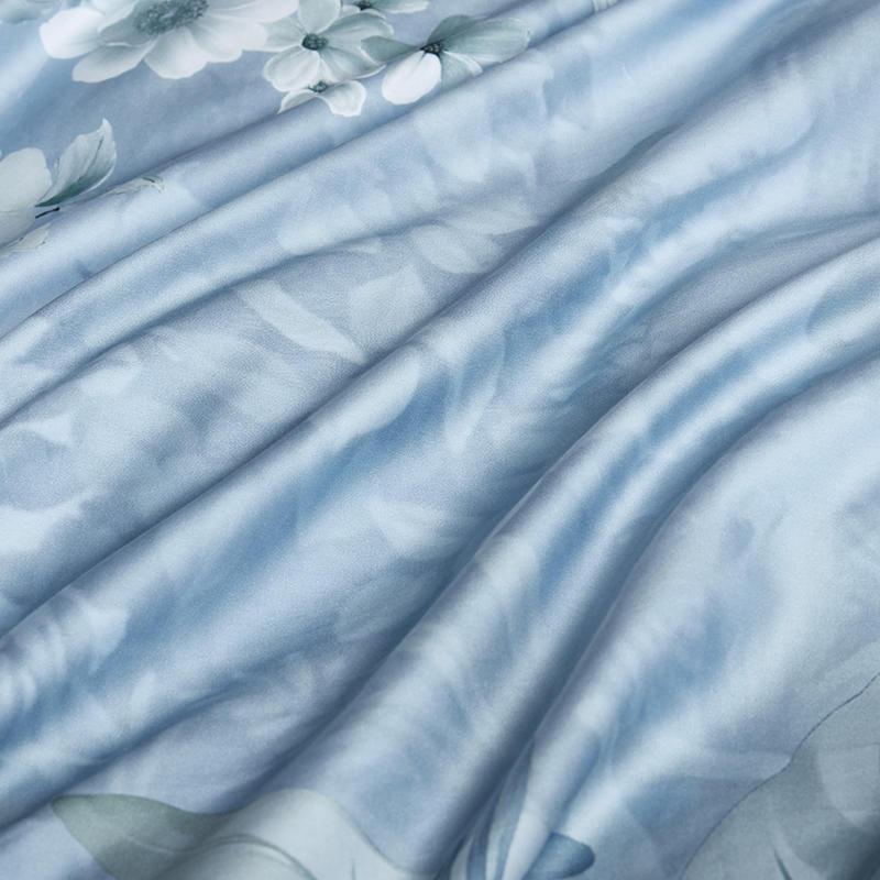 Dreamland Duvet Cover Set – 500 TC Egyptian Cotton with Floral Bird Design | Stornfield