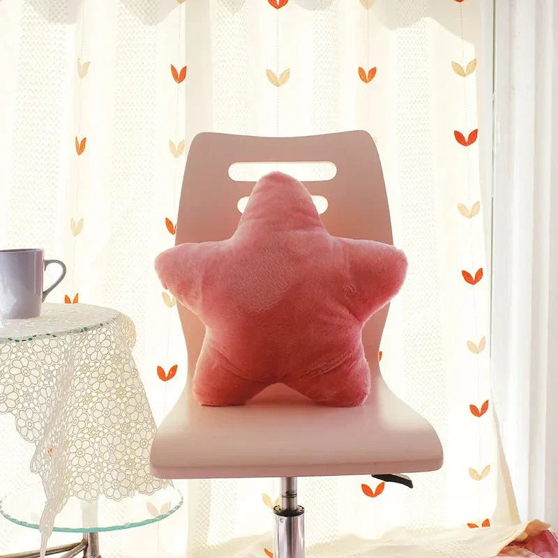 Pastel Coloured Star Shape Soft Cushion 40x40cm Polyester | Stornfield