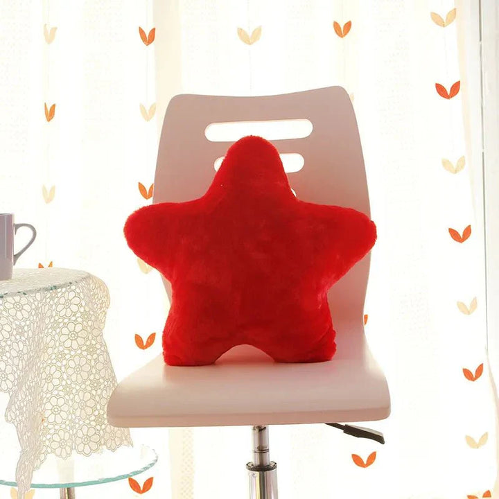 Pastel Coloured Star Shape Soft Cushion 40x40cm Polyester | Stornfield