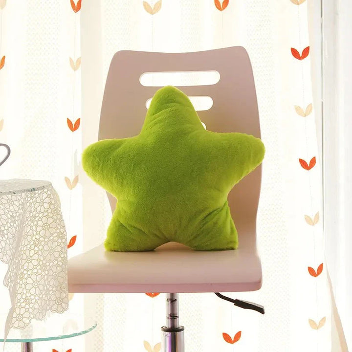Pastel Coloured Star Shape Soft Cushion 40x40cm Polyester | Stornfield