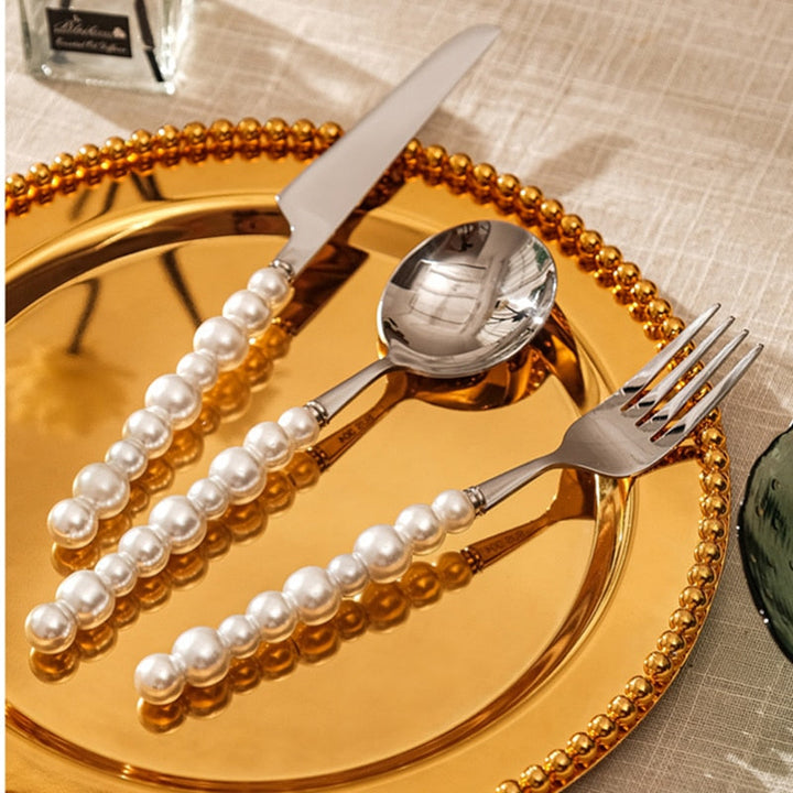 Pearl Cutlery Set Stainless Steel Creativity Flatware Cutlery Set | Stornfield