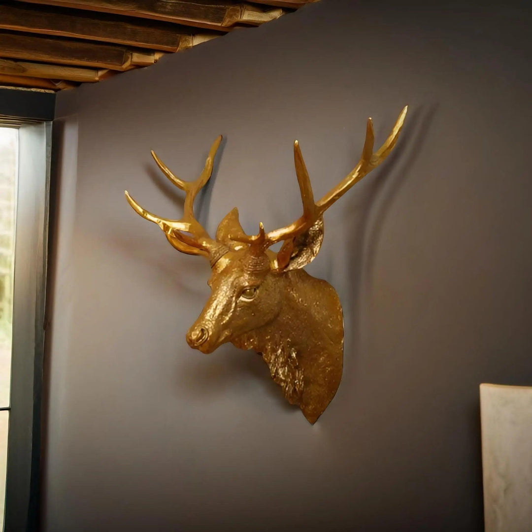 Stornfield | MysticHorn™ | Majestic Deer Head Wall Decor | Rustic Antler Design for Cabin & Lodge Home Decor