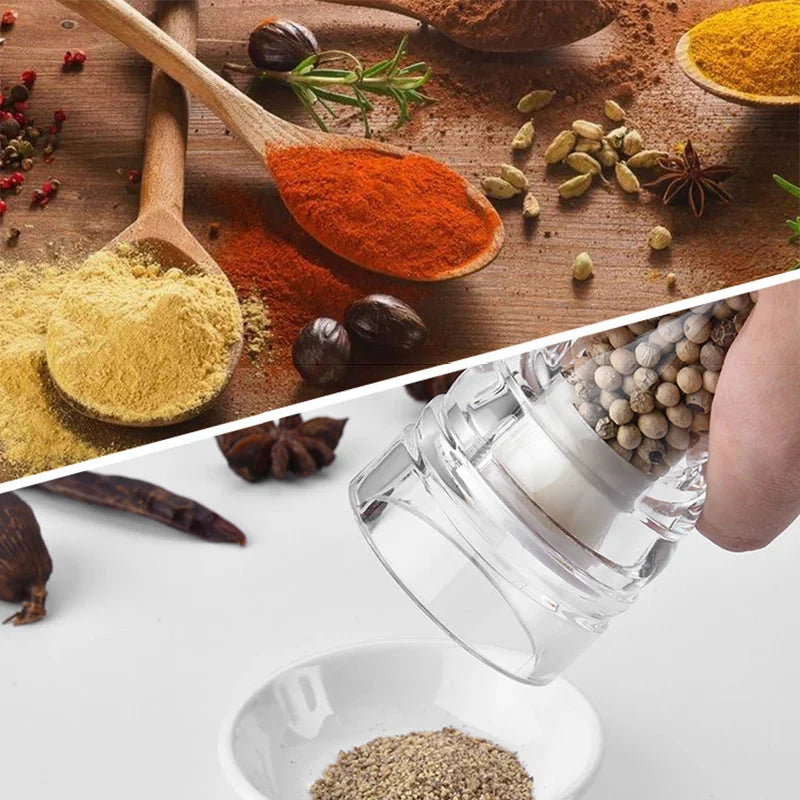 Pepper Grinder Acrylic Salt and Pepper Shakers Adjustable Coarseness | Stornfield