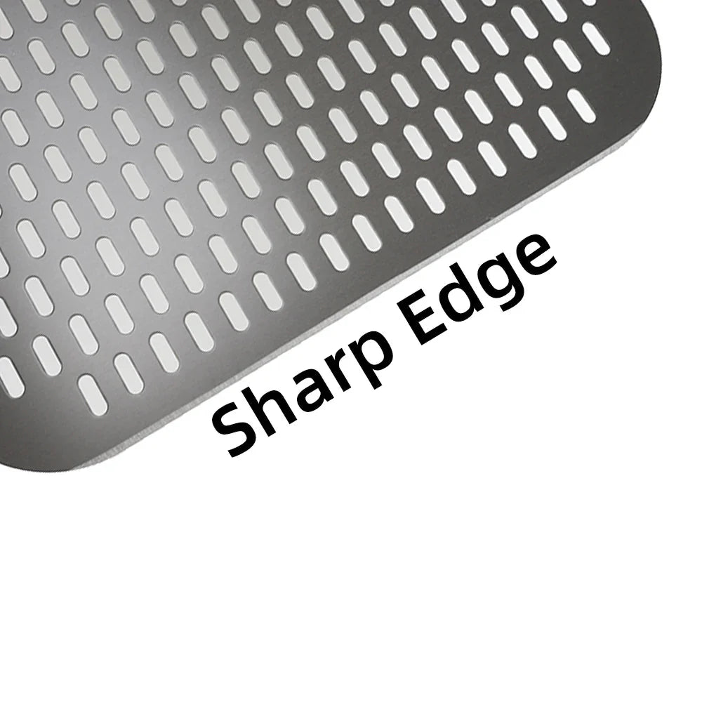 Perforated Shovel Paddle Pizza Oven Turning Peel Hard Anodized Pizza Tool | Stornfield