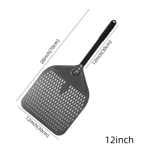Perforated Shovel Paddle Pizza Oven Turning Peel Hard Anodized Pizza Tool | Stornfield