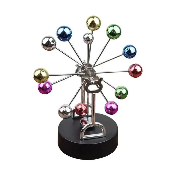 Perpetual Motion Ferris Wheel Desk Ornament in Metal Modern Style | Stornfield
