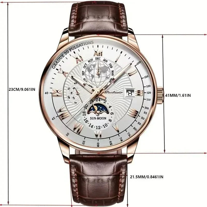 Stornfield | Mechanical Men’s Luxury Watch with Moonphase