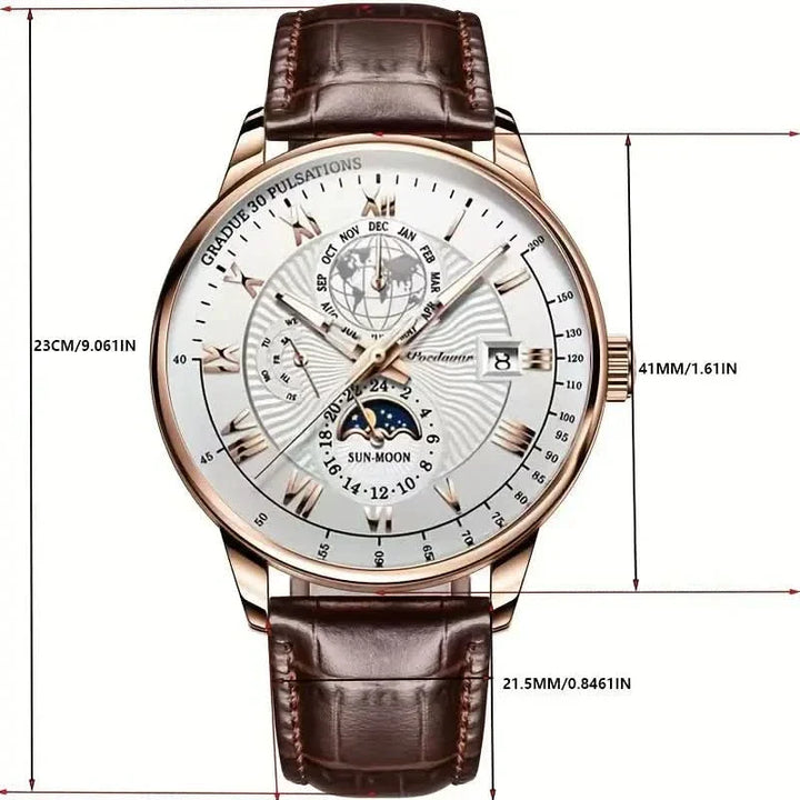 Stornfield | Mechanical Men’s Luxury Watch with Moonphase