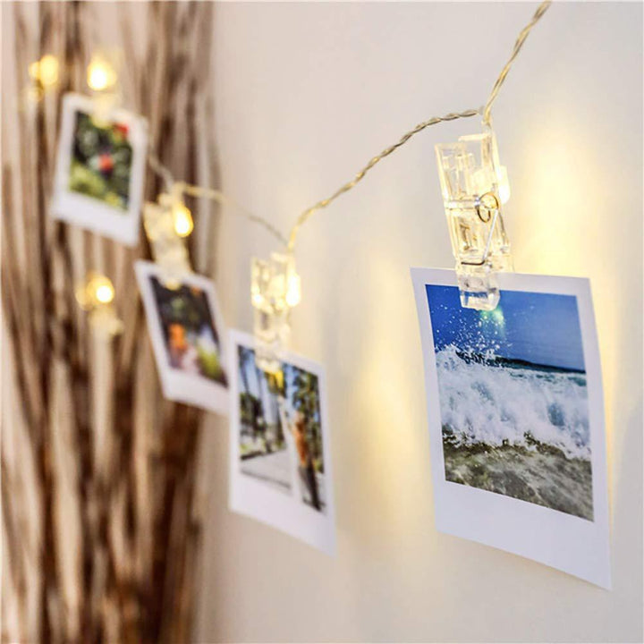 Stornfield | LED Photo Clip Fairy String Lights for Pictures