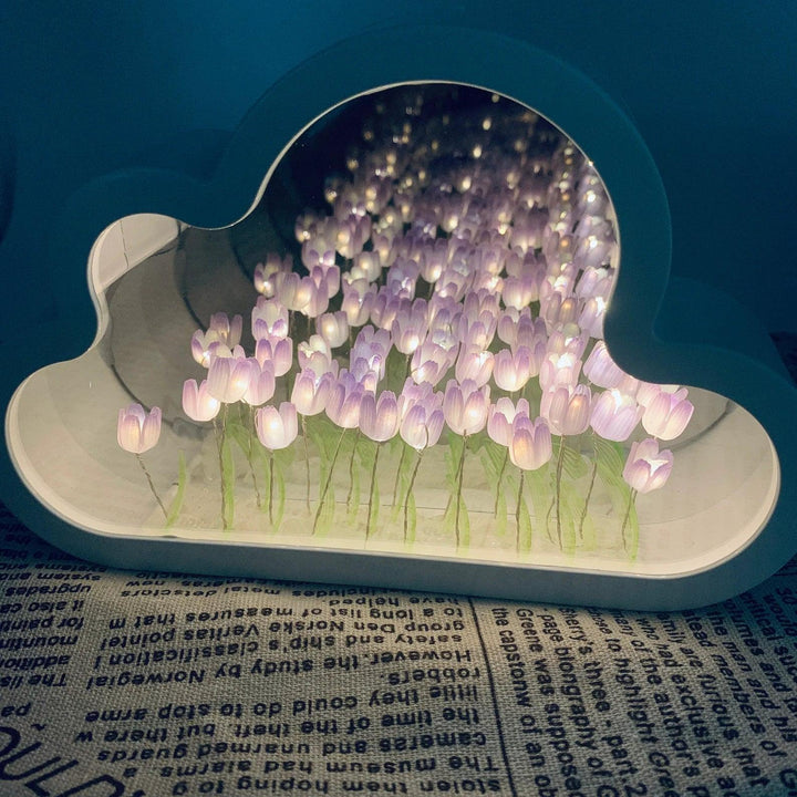 Tulip Cloud LED Mirror – Magic Light & Decorative Design | Stornfield