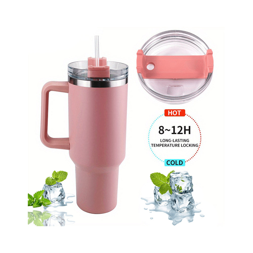 Tumbler Thermo mug 1200 ml with handle, lid and straw | Stornfield