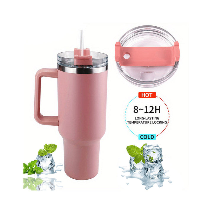 Tumbler Thermo mug 1200 ml with handle, lid and straw | Stornfield