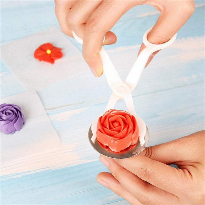 Piping Flower Scissors and Decorating Tray | Stornfield