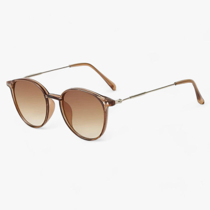 Luxury Women's Sunglasses with Round Frame - Liora | Stornfield