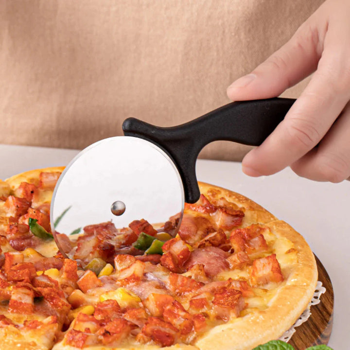 Pizza Cutter Circular Stainless Steel Pizza Wheel Cutter Cake Maker | Stornfield