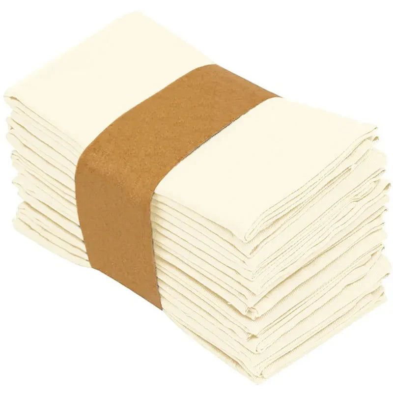 Thickened Solid Color Polyester Napkins Reusable Placemats | Stornfield