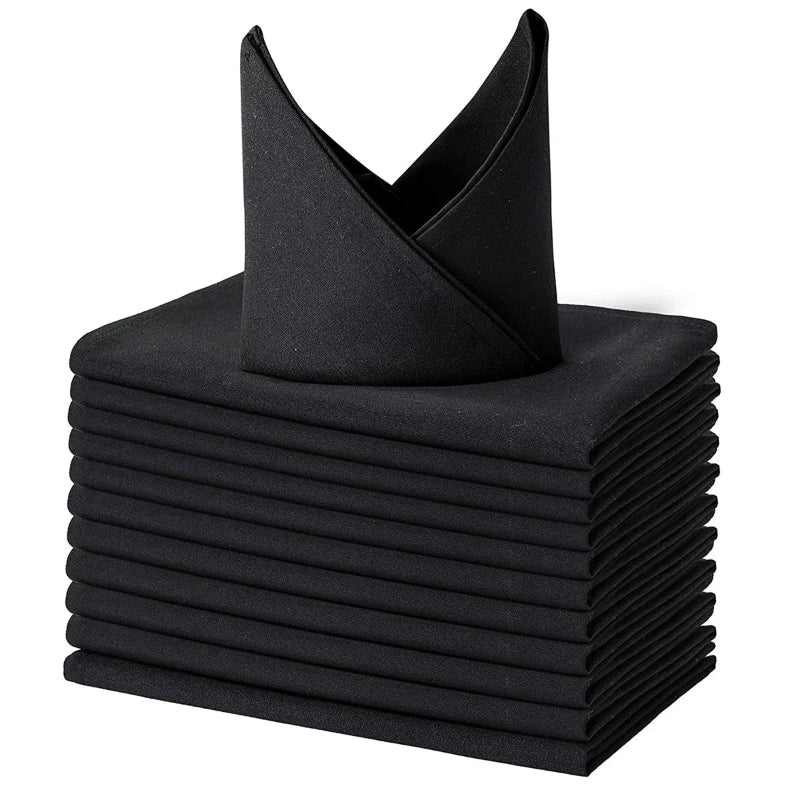 Thickened Solid Color Polyester Napkins Reusable Placemats | Stornfield