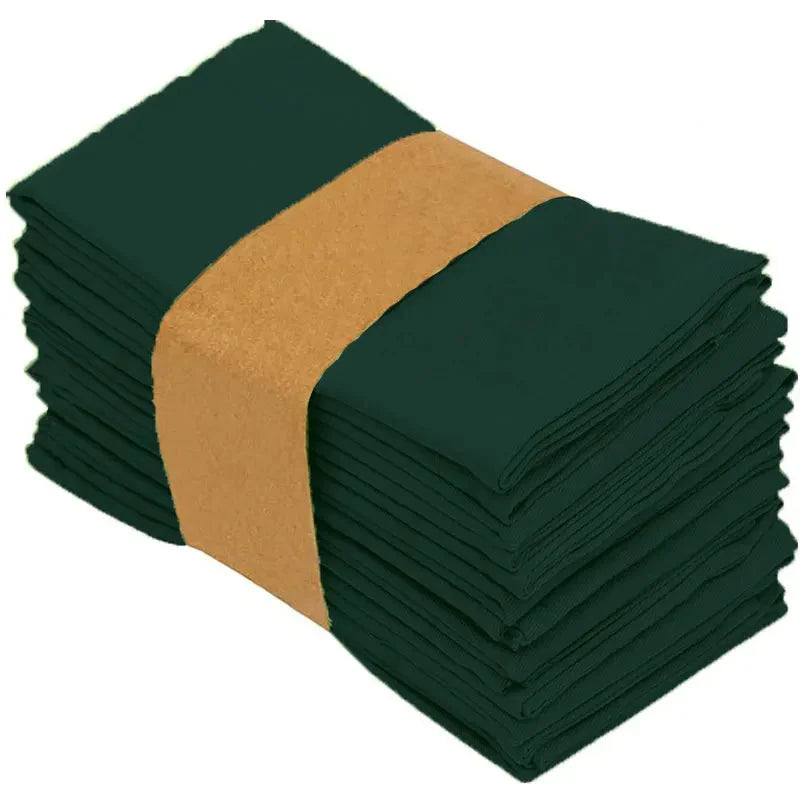 Thickened Solid Color Polyester Napkins Reusable Placemats | Stornfield