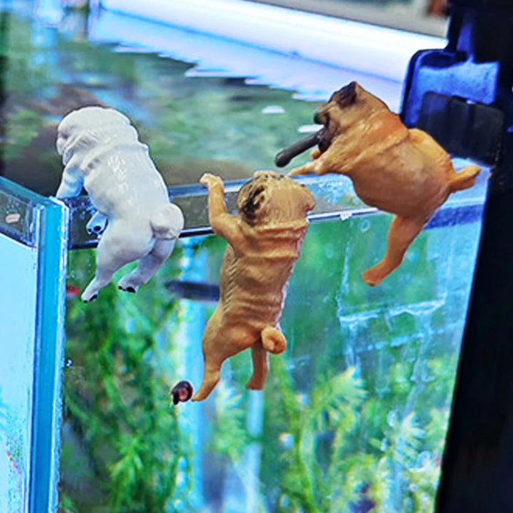 1-3Pcs Mini Cartoon Dog Ornament Resin Figurine DIY Crafts Statue for Fish Tank Fishbowl Aquarium Accessories Home Decoration | Stornfield