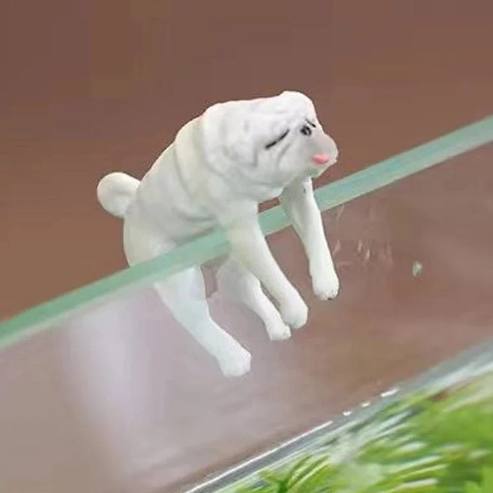 1-3Pcs Mini Cartoon Dog Ornament Resin Figurine DIY Crafts Statue for Fish Tank Fishbowl Aquarium Accessories Home Decoration | Stornfield