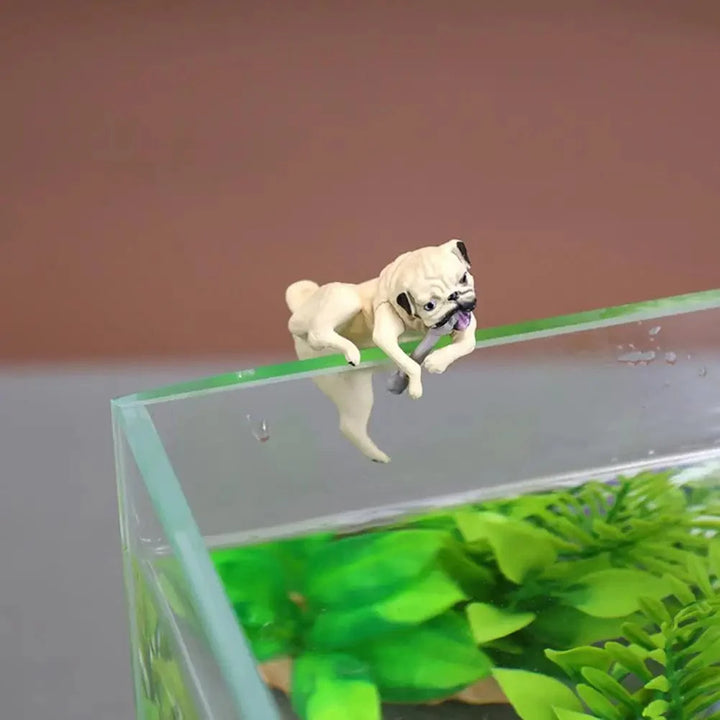 1-3Pcs Mini Cartoon Dog Ornament Resin Figurine DIY Crafts Statue for Fish Tank Fishbowl Aquarium Accessories Home Decoration | Stornfield