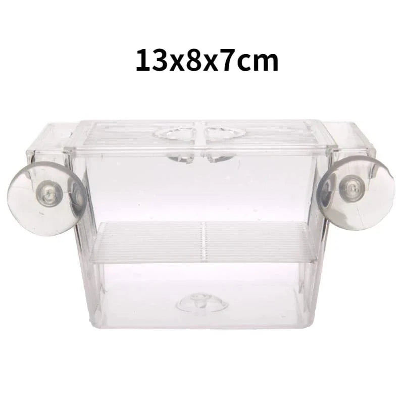 Aquarium Breeding Incubator Isolation Box Double Layer 4 Rooms Transparent Acrylic Self-Floating Fish Hatchery Box Fish Tank | Stornfield