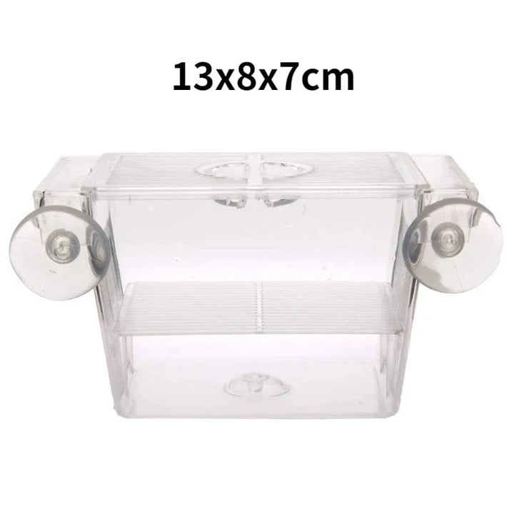 Aquarium Breeding Incubator Isolation Box Double Layer 4 Rooms Transparent Acrylic Self-Floating Fish Hatchery Box Fish Tank | Stornfield