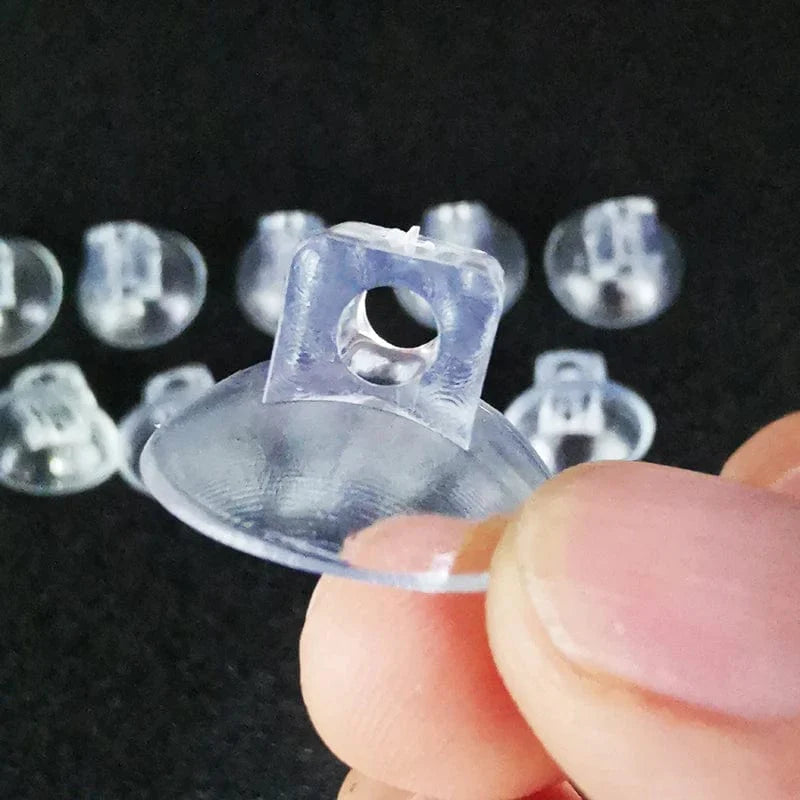 10Pcs Black Aquarium Suction Cup Air Tube Holder Sucker for Fish Tank Pump Oxygen Air Tube Fixing Clip Accessories For Aquarium | Stornfield