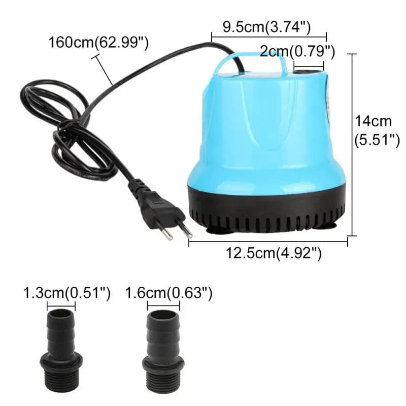 110v 220v Fish Tank Submersible Water Pump Bottom Suction Pump Bottom Filter Manure For Fish Tank, Pond, Aquarium, Fountain | Stornfield
