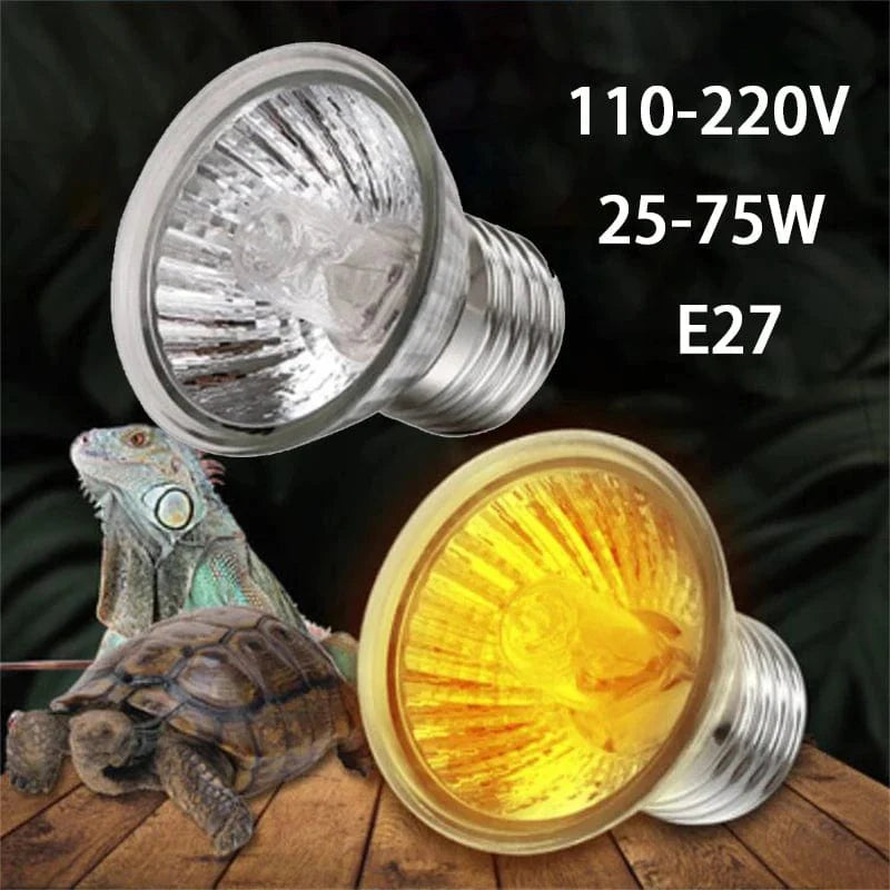 E27 25/50/75W UVA Heat Lamp Pet Reptile Heating Lamp Turtle Lizard Reptile Heater Bulb Emitter Pets Basking Bird Snake 110-220V | Stornfield