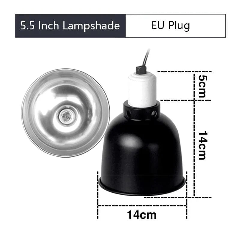5.5 Inch Deep Dome Reptile Light Fixture Reptile Lampshade Fixture Snakes Lizards Geckos Terrariums Anti-scald Protective Shade | Stornfield