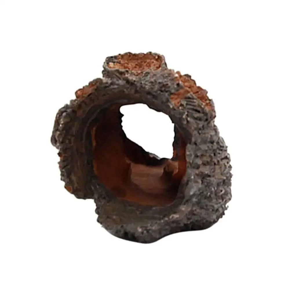 Aquarium Hollow Tree Tunnel Cave Ornament Fish Shrimp Turtle Hiding Shelter Fish Tank Decorations Fishbowl Accessories | Stornfield