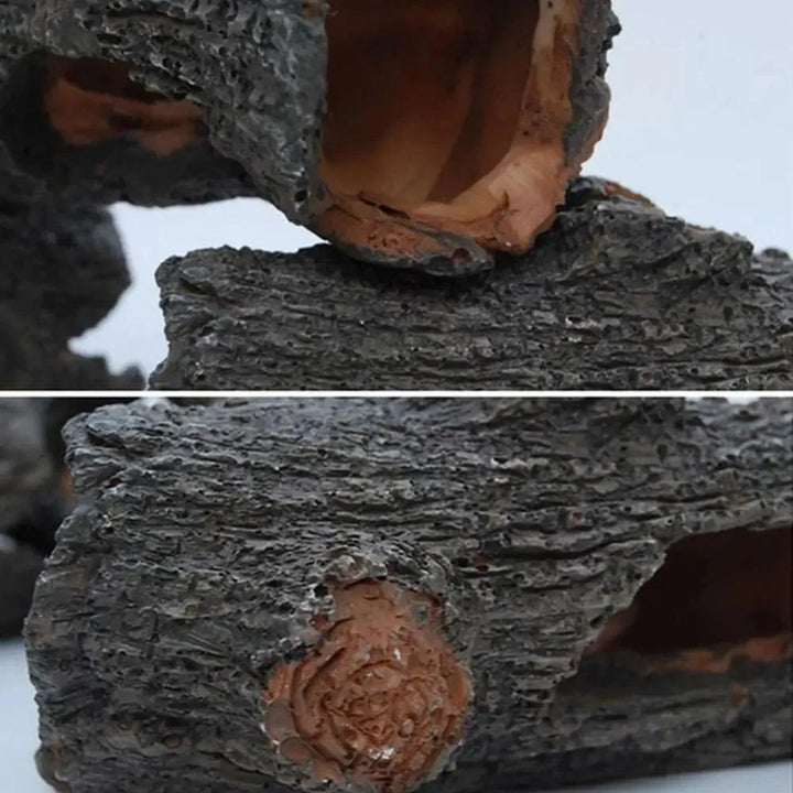 Aquarium Hollow Tree Tunnel Cave Ornament Fish Shrimp Turtle Hiding Shelter Fish Tank Decorations Fishbowl Accessories | Stornfield