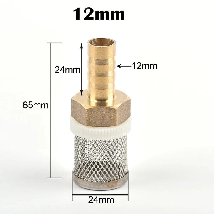 6-19mm Stainless Steel Mesh Filter 1/2" Female Inch Garden Irrigation Pump Protection Hose Water Cleaning Mesh Brass Filter | Stornfield