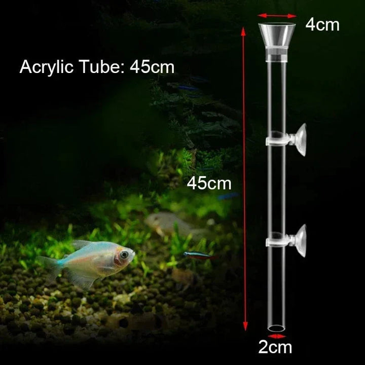 Acrylic Aquarium Feeder Tube Dish Transparent Fish Tank Shrimp Snail Shrimp Food Feeder Bowl Aquarium Feeding Accessories | Stornfield