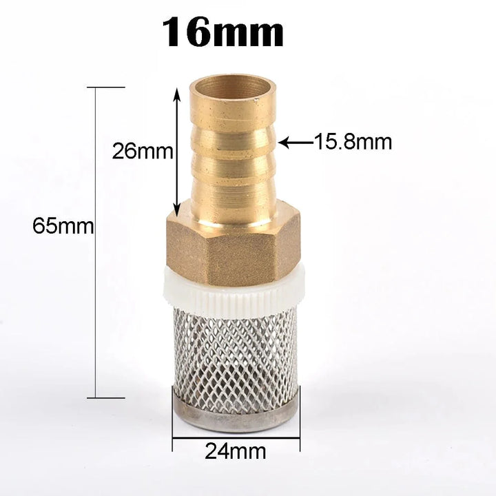 6-19mm Stainless Steel Mesh Filter 1/2" Female Inch Garden Irrigation Pump Protection Hose Water Cleaning Mesh Brass Filter | Stornfield