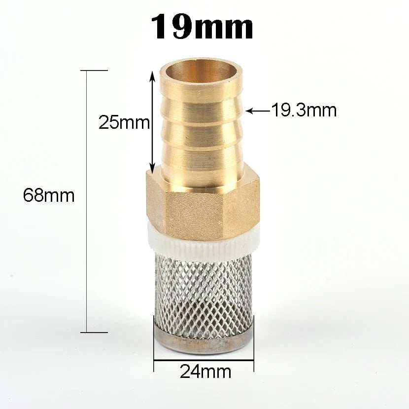 6-19mm Stainless Steel Mesh Filter 1/2" Female Inch Garden Irrigation Pump Protection Hose Water Cleaning Mesh Brass Filter | Stornfield
