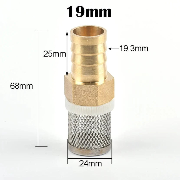 6-19mm Stainless Steel Mesh Filter 1/2" Female Inch Garden Irrigation Pump Protection Hose Water Cleaning Mesh Brass Filter | Stornfield
